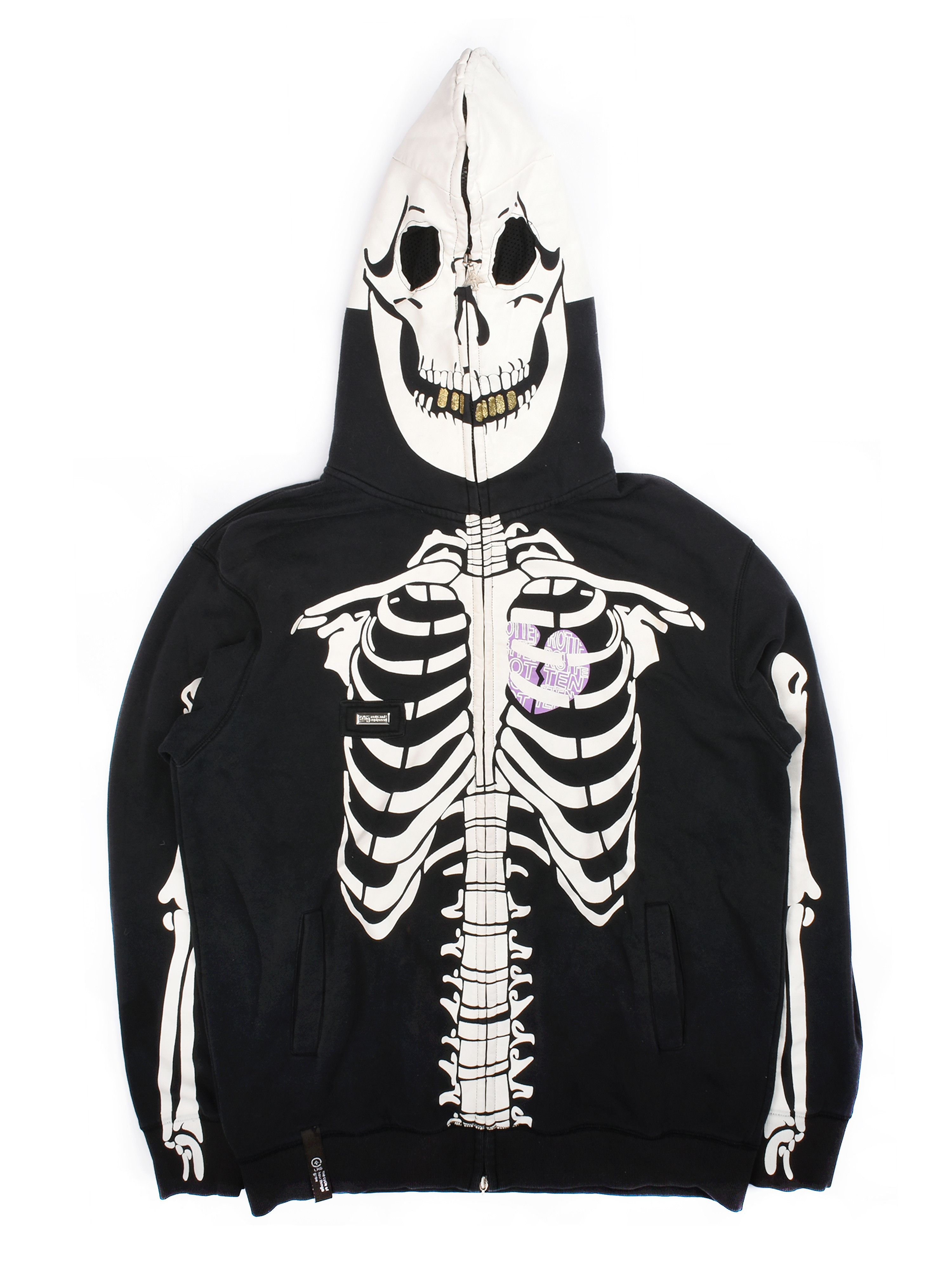 LRG Skeleton Zip Up Hoodie | Grailed