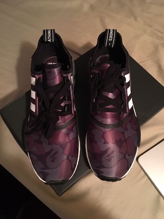 Black bape nmd sales