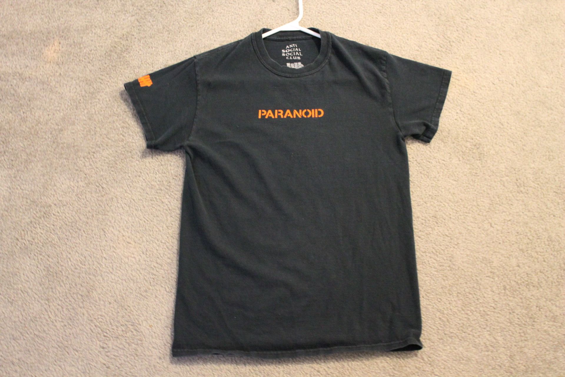 Anti social social club paranoid shirt best sale