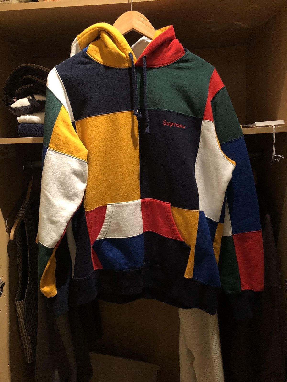 Supreme Patchwork Hoodie