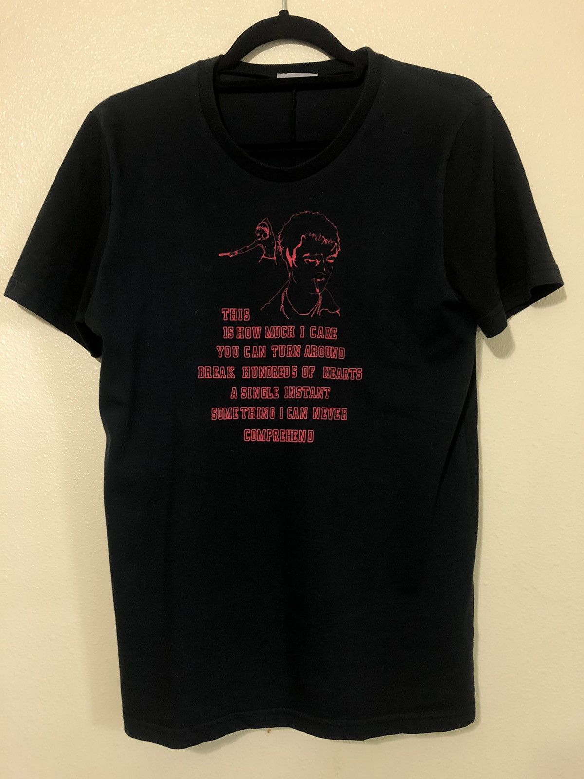 Dior × Hedi Slimane AW05 Pete Doherty T-shirt from Dior Dior × Hedi Slimane AW05 Pete Doherty T-shirt from Dior