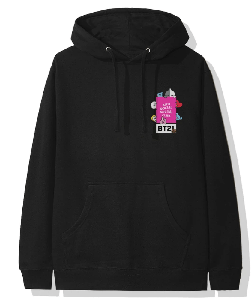Anti Social Social Club BT21 Madhouse Hoodie Size US M / EU 48-50 / 2 - 2 Thumbnail