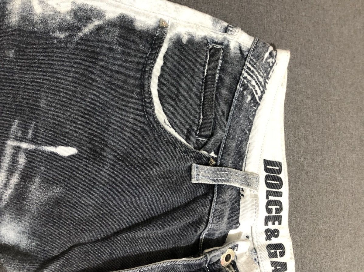 Dolce & Gabbana Dolce & Gabbana Ripped Stone Wash Skinny Distressed Denim Size US 32 / EU 48 - 13 Thumbnail