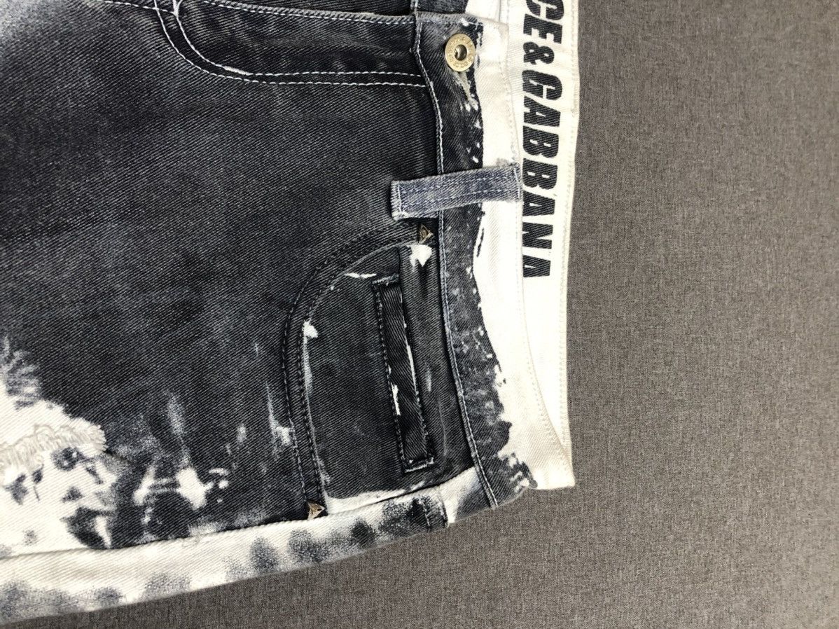 Dolce & Gabbana Dolce & Gabbana Ripped Stone Wash Skinny Distressed Denim Size US 32 / EU 48 - 12 Thumbnail