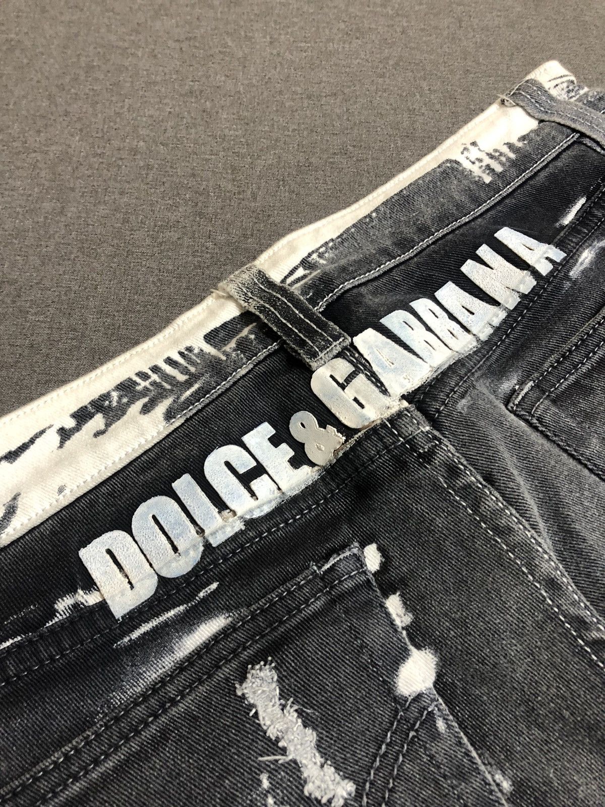 Dolce & Gabbana Dolce & Gabbana Ripped Stone Wash Skinny Distressed Denim Size US 32 / EU 48 - 15 Thumbnail