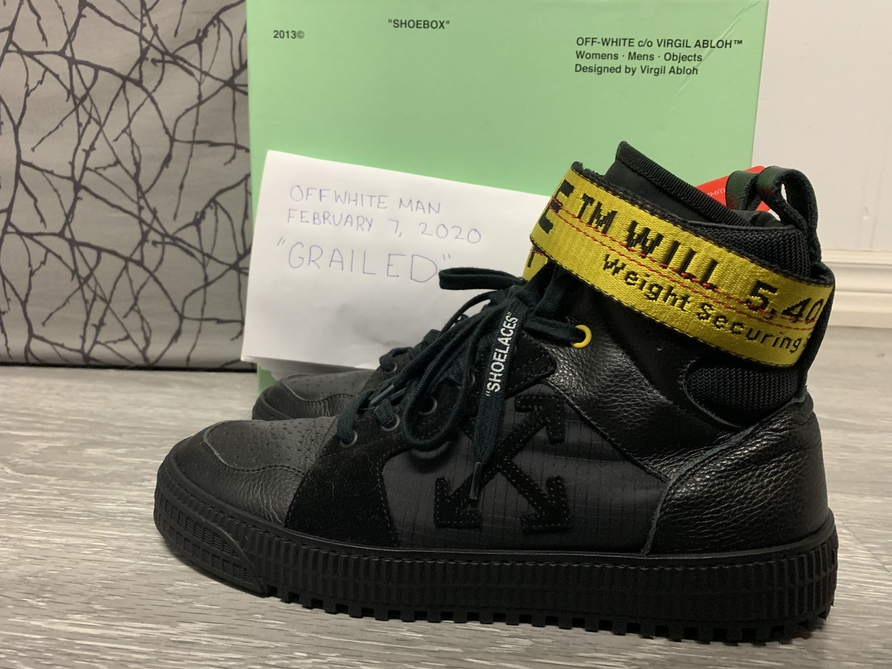 Off white outlet industrial belt sneakers