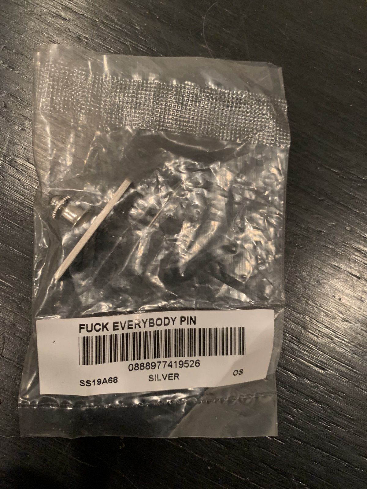 Supreme SUPREME FUCK EVERYBODY PIN | Grailed Supreme SUPREME FUCK EVERYBODY PIN | Grailed