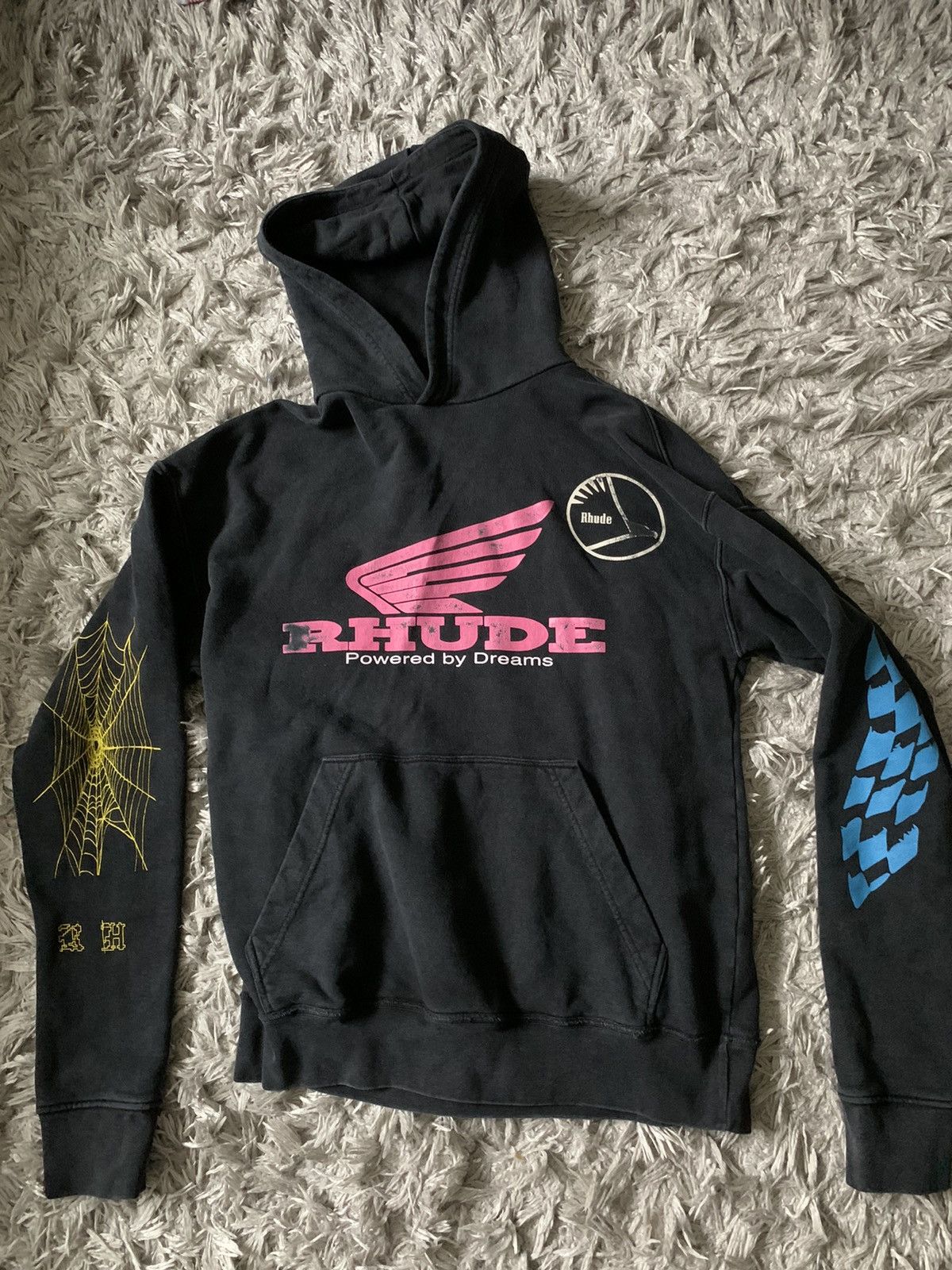 Rhude RHUDE Cobra hoodie(smokers die younger) | Grailed 