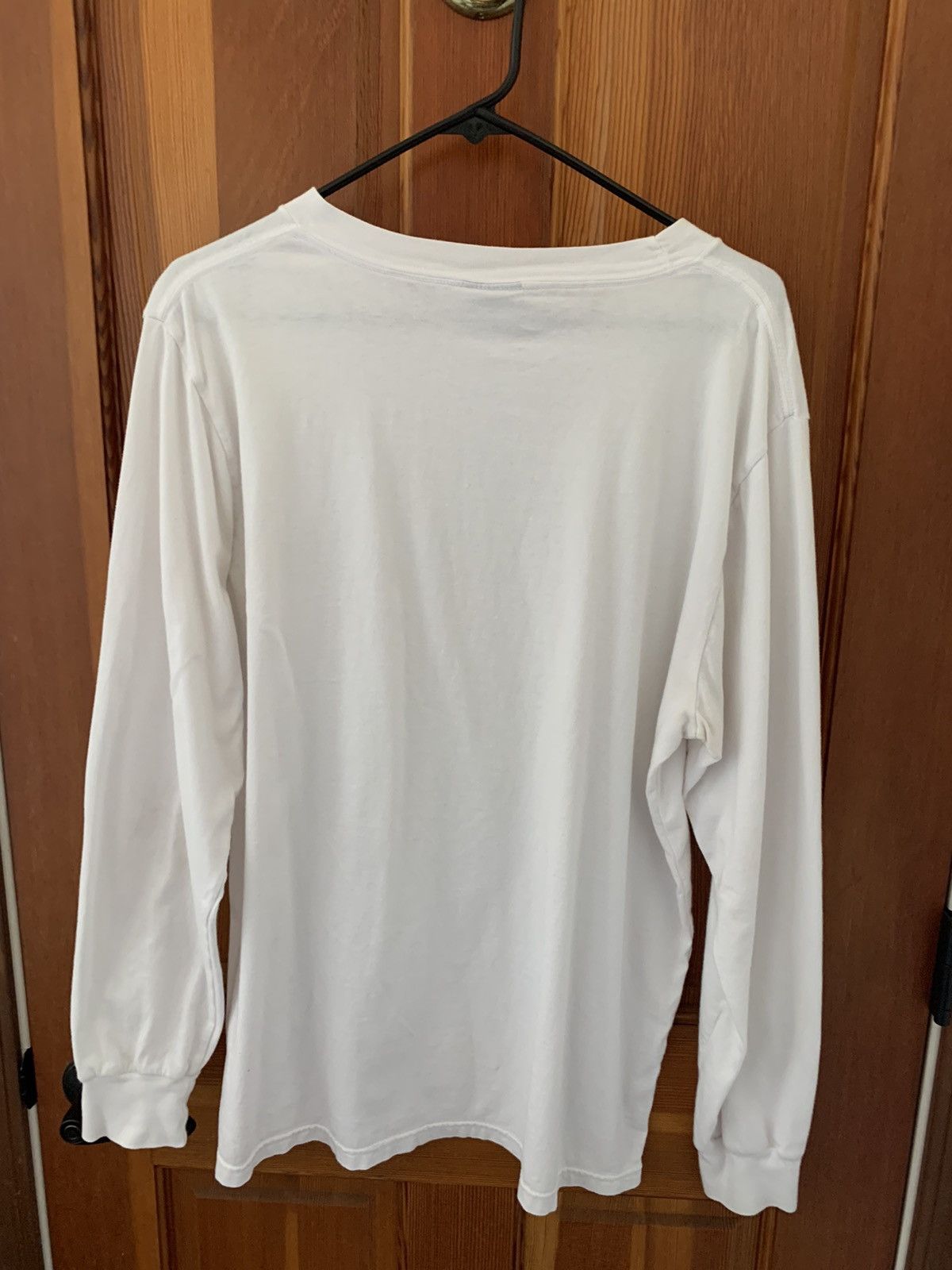 White Long Sleve OVO lettering Tops