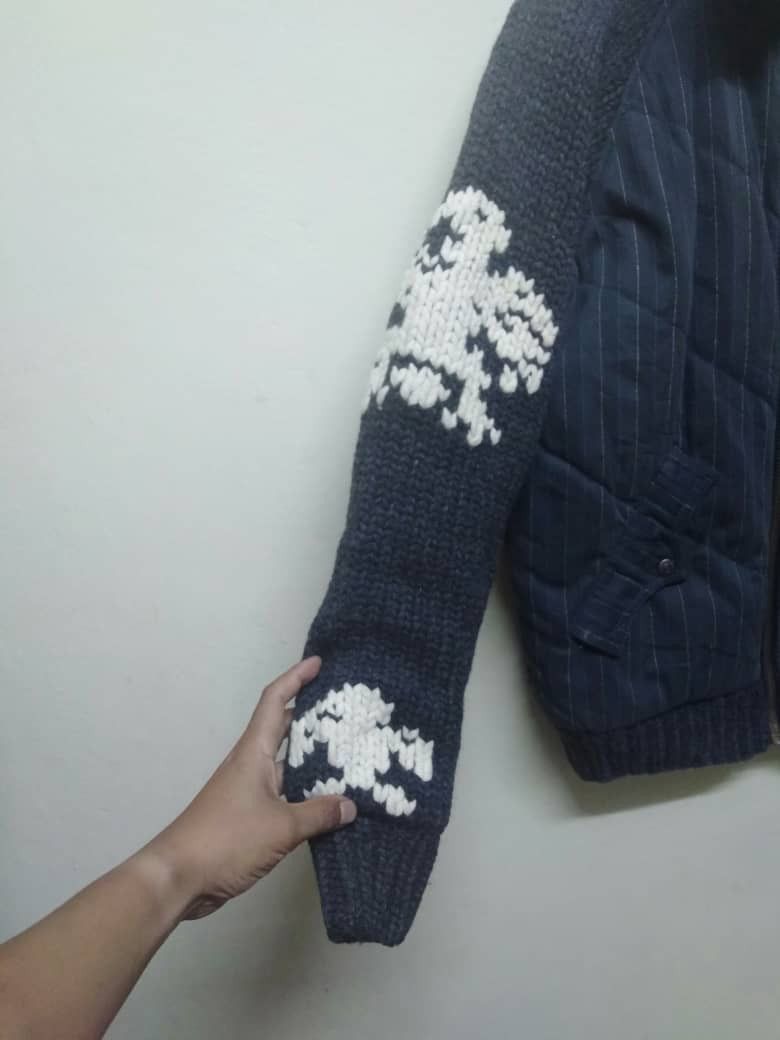 Levi's × Levi's Vintage Clothing × Vintage Vintage Levi’s RedLoop Knit Sleeve Jacket B24 Size US L / EU 52-54 / 3 - 6 Thumbnail