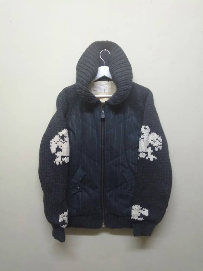 Levi's × Levi's Vintage Clothing × Vintage Vintage Levi’s RedLoop Knit Sleeve Jacket B24 Size US L / EU 52-54 / 3 - 1 Thumbnail