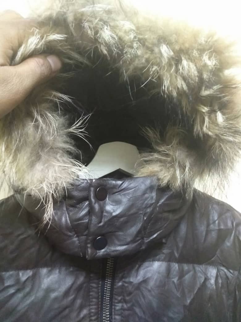 Tomorrowland Tomorrowland Hooded Leather Jacket Puffer Design B25 Size US M / EU 48-50 / 2 - 6 Thumbnail