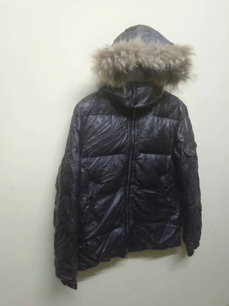 Tomorrowland Tomorrowland Hooded Leather Jacket Puffer Design B25 Size US M / EU 48-50 / 2 - 3 Thumbnail