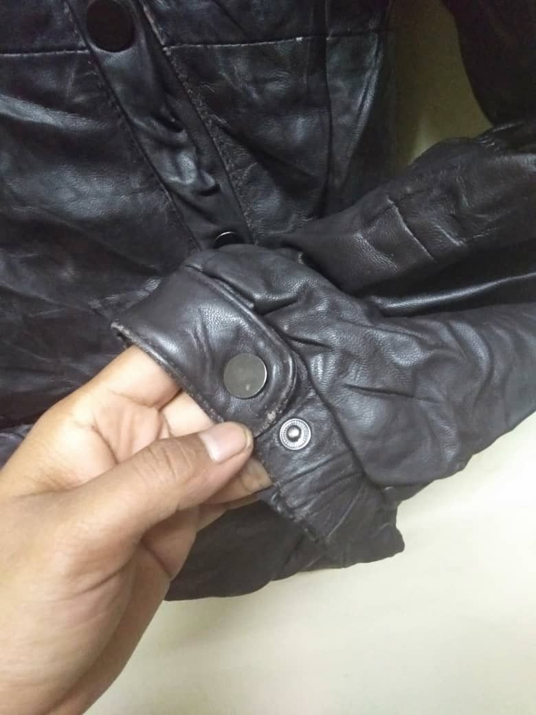 Tomorrowland Tomorrowland Hooded Leather Jacket Puffer Design B25 Size US M / EU 48-50 / 2 - 5 Thumbnail