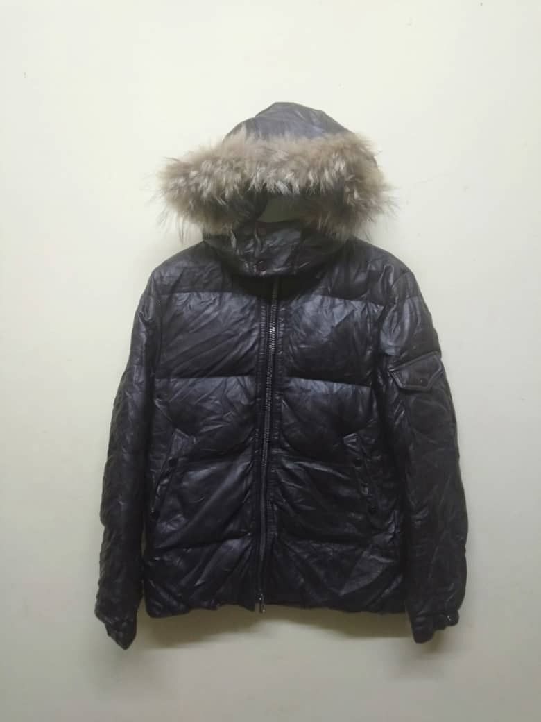Tomorrowland Tomorrowland Hooded Leather Jacket Puffer Design B25 Size US M / EU 48-50 / 2 - 1 Thumbnail