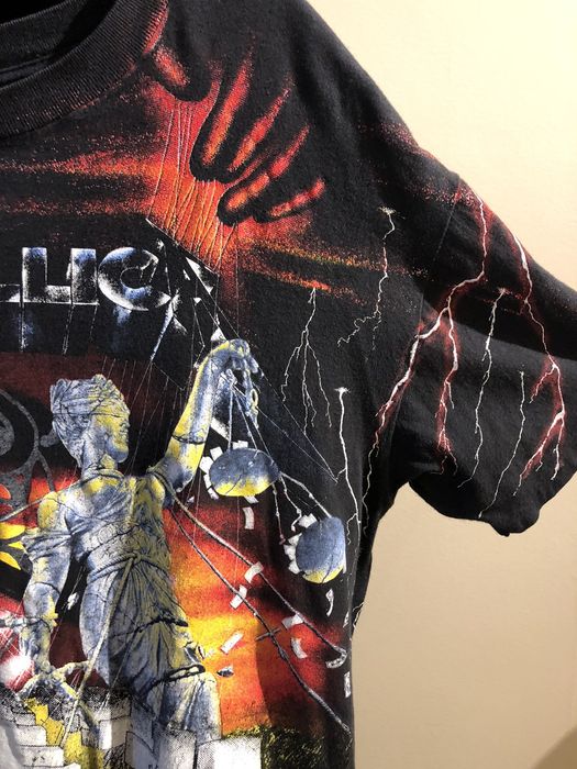 Metallica Metallica 1991 Album Collage All Over Print Shirt | Grailed