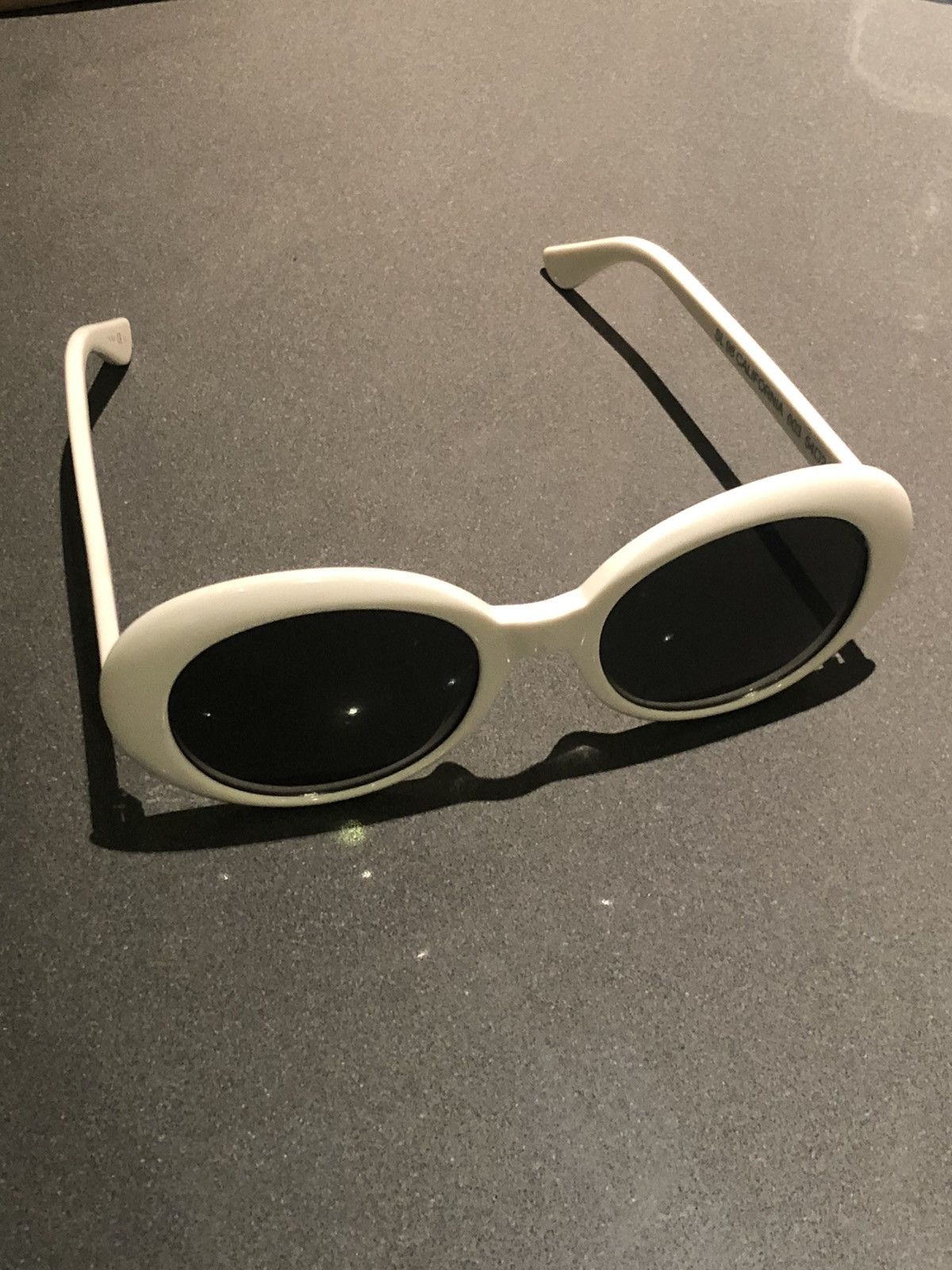 カ*ズ様 SAINT LAURENT SURF サングラス ホワイト Saint Laurent Paris SL 98 Surf Sunglasses - Kurt Cobain Style
