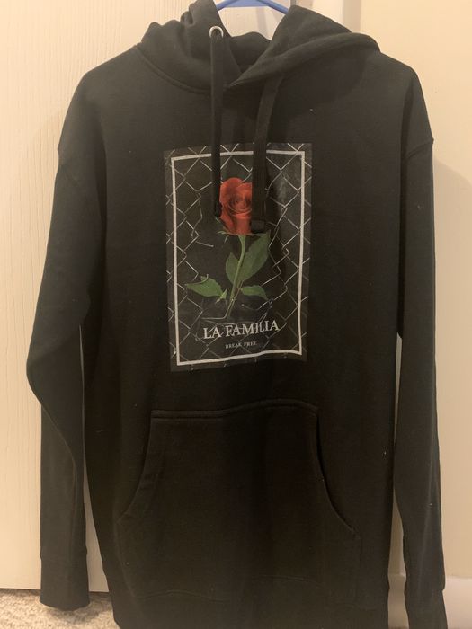 La familia hoodie discount rose