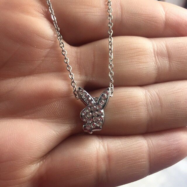 Vintage Rhinestone Playboy necklace Grailed