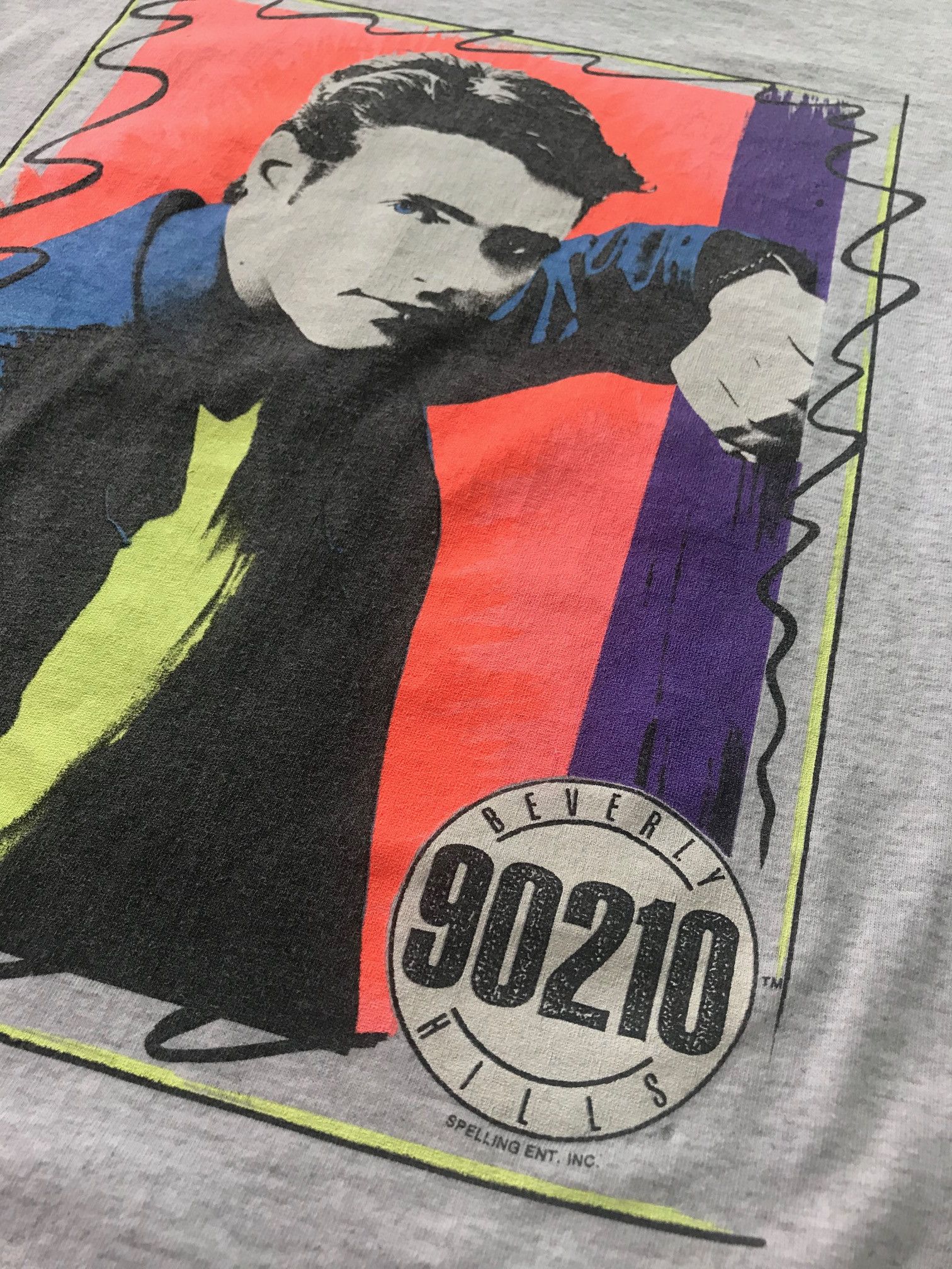 Vintage Vintage 90s Beverly Hills 90210 TV Show Promo Tee Size US L / EU 52-54 / 3 - 3 Thumbnail