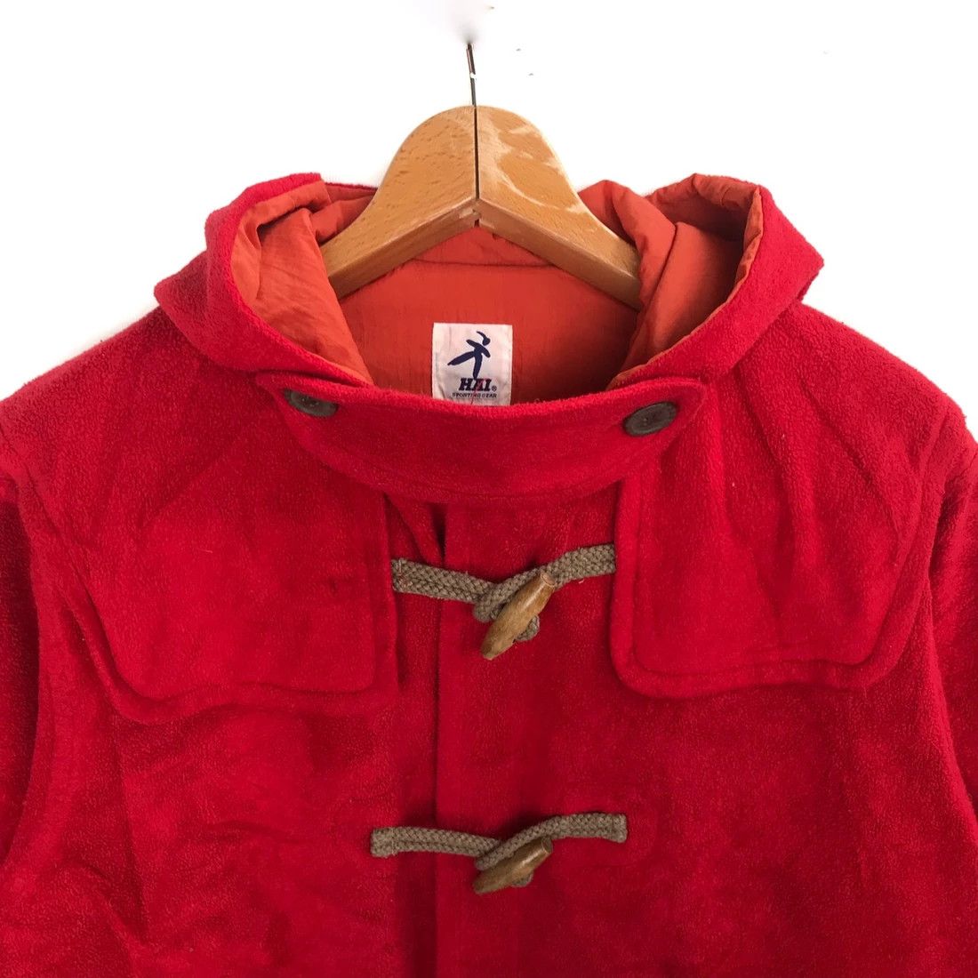 Hai Sporting Gear × Issey Miyake Vtg HAI SPORTING GEAR PEACOCK WOOL JACKET Size US L / EU 52-54 / 3 - 5 Thumbnail