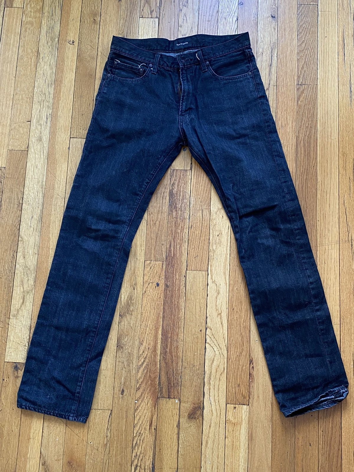 Nom De Guerre Japanese Raw Denim Black Sz M