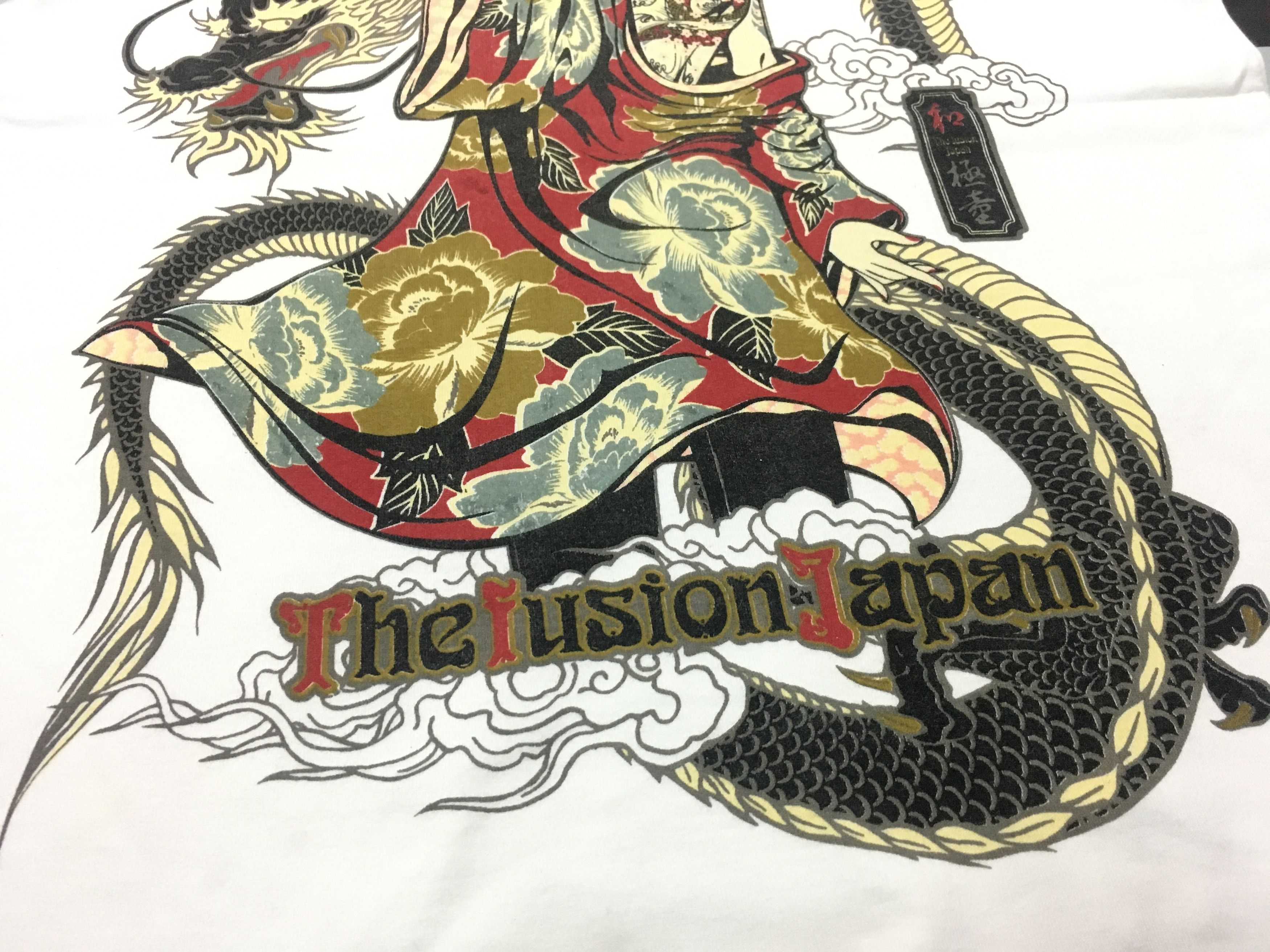 Hysteric Glamour × Japanese Brand × Vintage 🔥 Vintage Fusion Japan Shirt Tattoo Girl Dragon Double Side Size US M / EU 48-50 / 2 - 5 Thumbnail