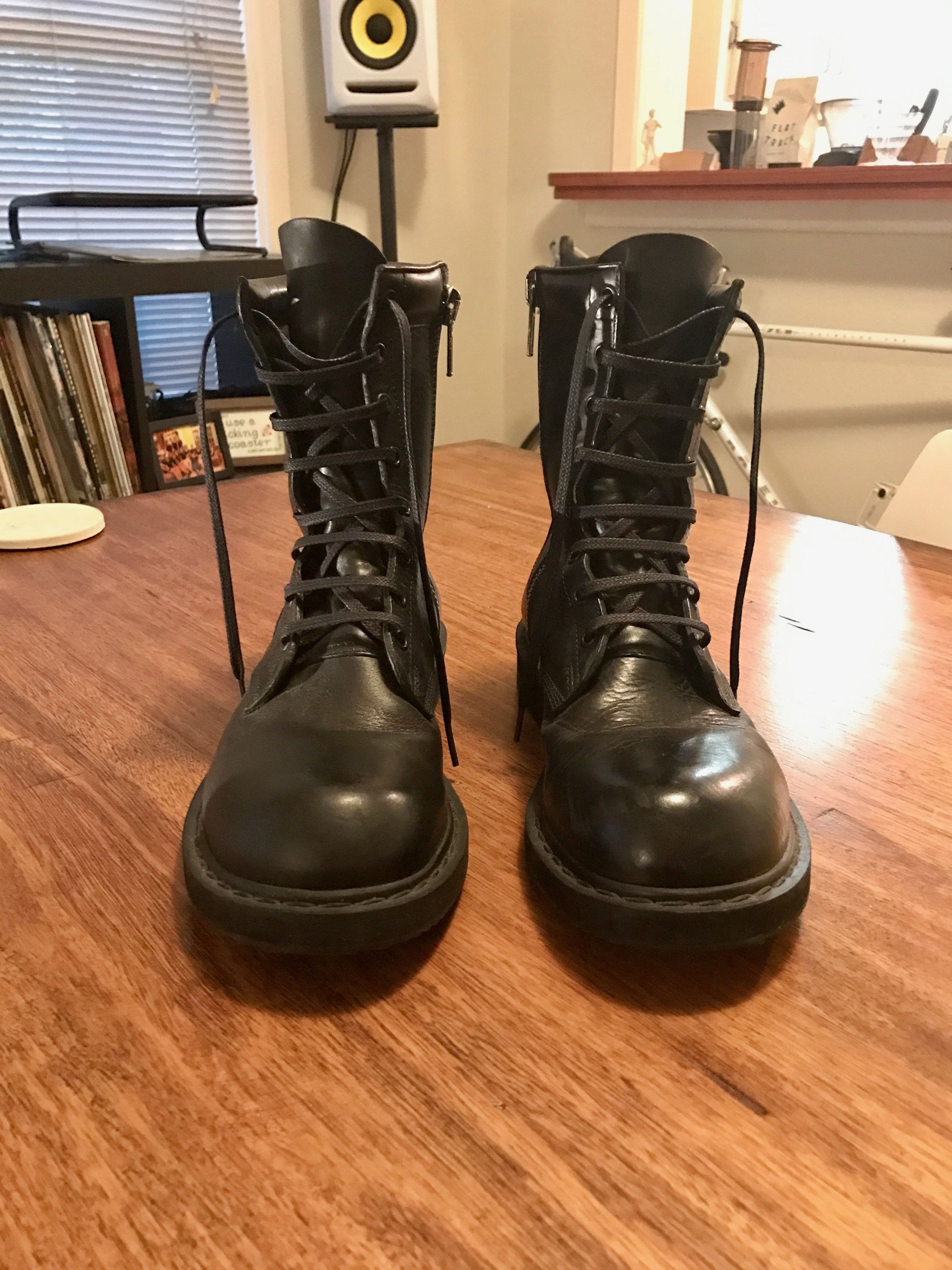 Rick owens anfibio boots sales
