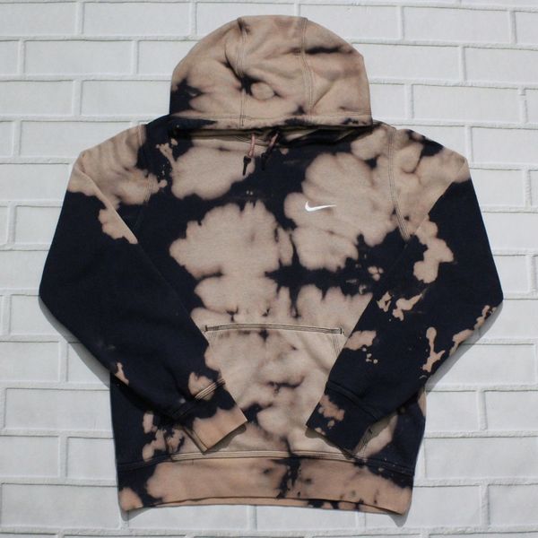 Bleached nike clearance hoodie