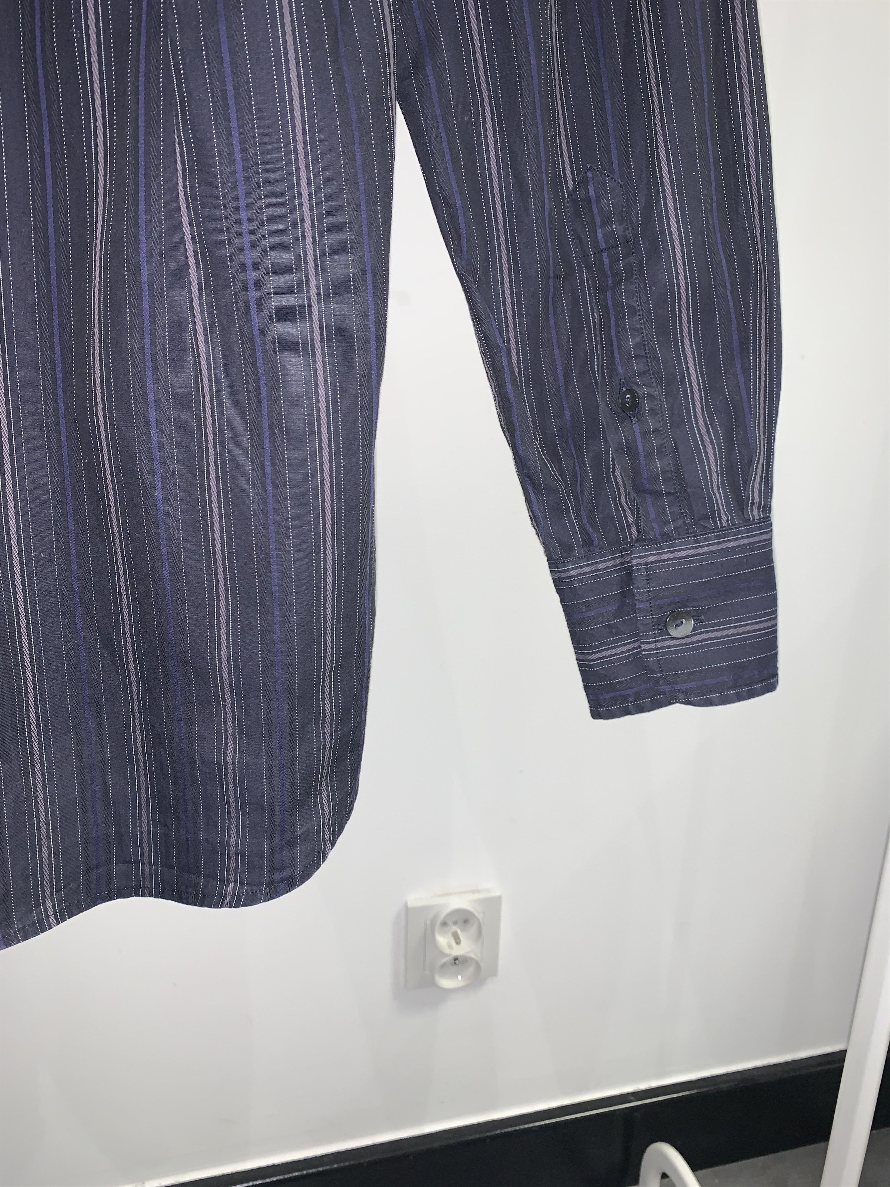 Dolce & Gabbana Dolce & Gabbana Silk Striped Shirt Size US M / EU 48-50 / 2 - 6 Thumbnail