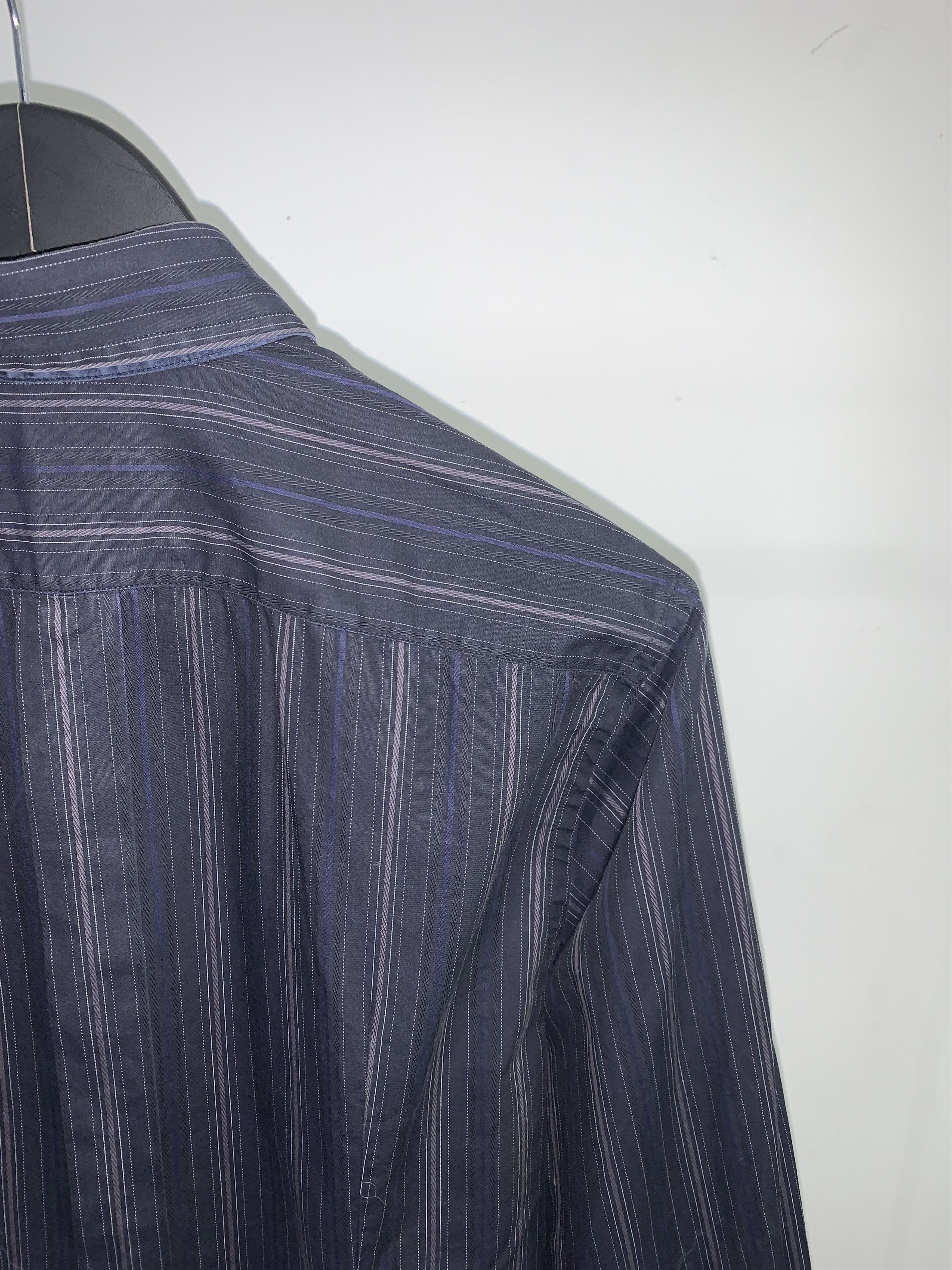Dolce & Gabbana Dolce & Gabbana Silk Striped Shirt Size US M / EU 48-50 / 2 - 5 Thumbnail