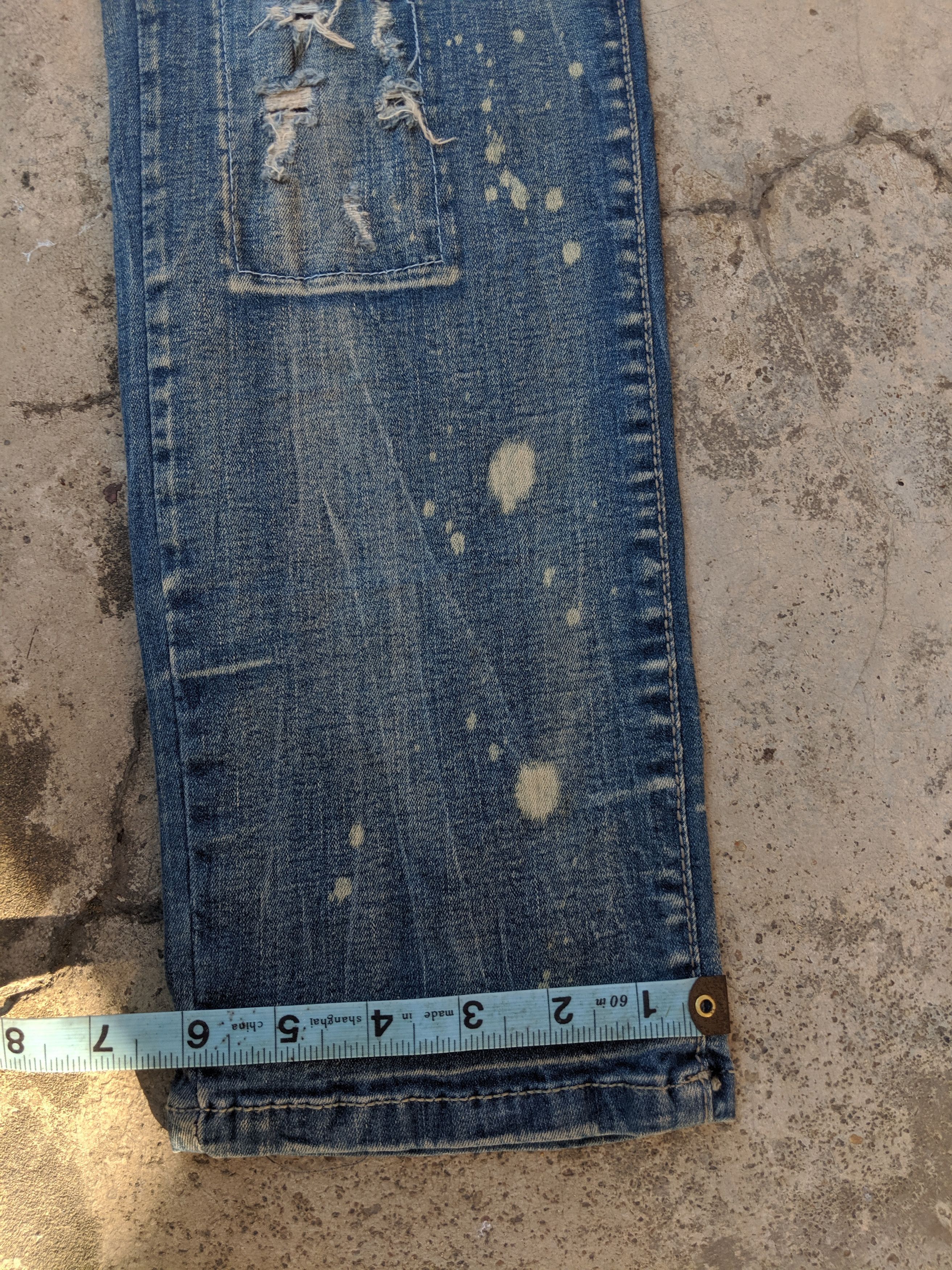 Japanese Brand ILDF street make it punk jeans/strench/slim-fit Size US 34 / EU 50 - 10 Thumbnail
