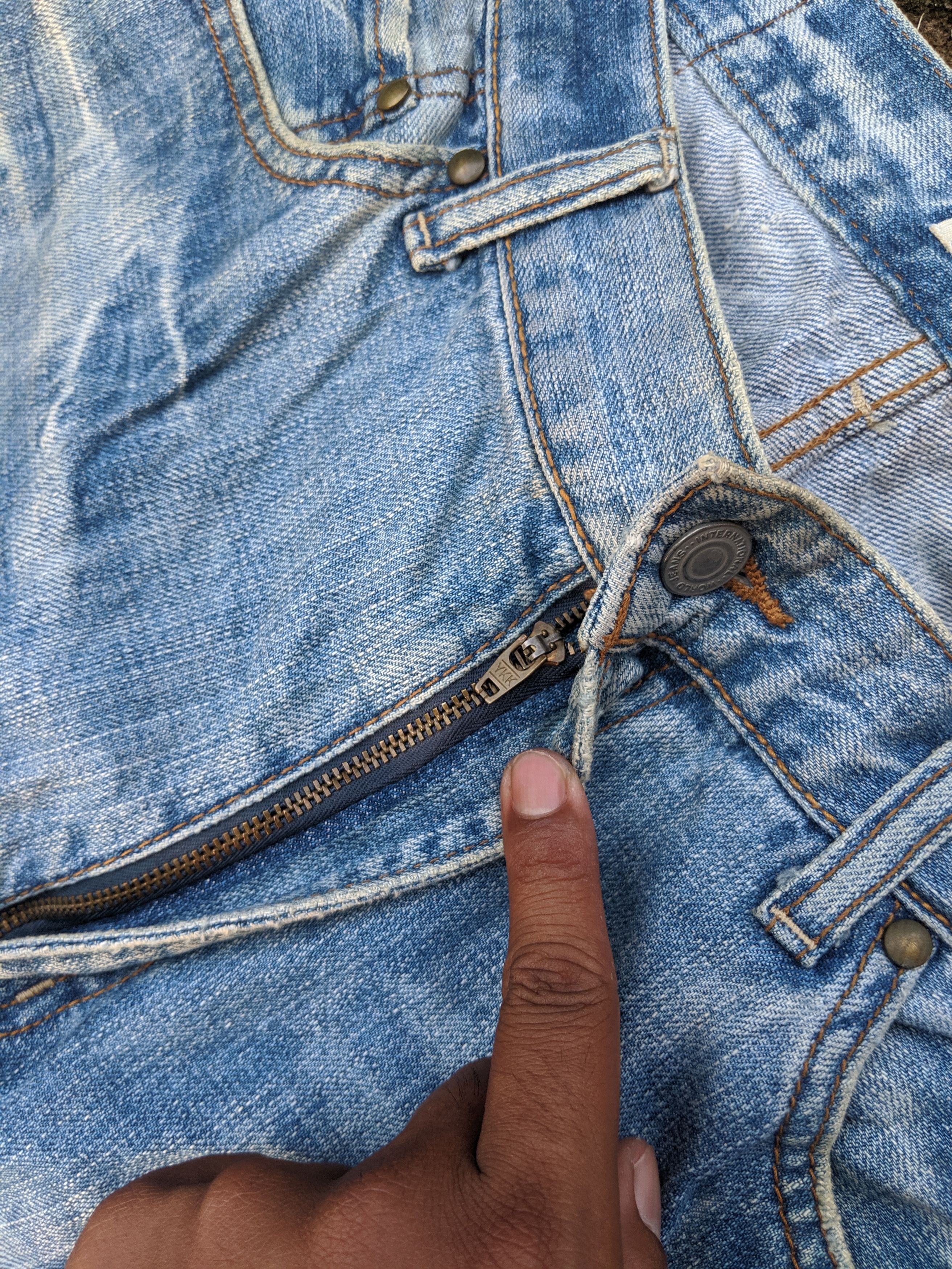 Global Work × Japanese Brand GLOBAL WORK Distressed Denim Arabic printed Jeans Size US 33 - 6 Thumbnail