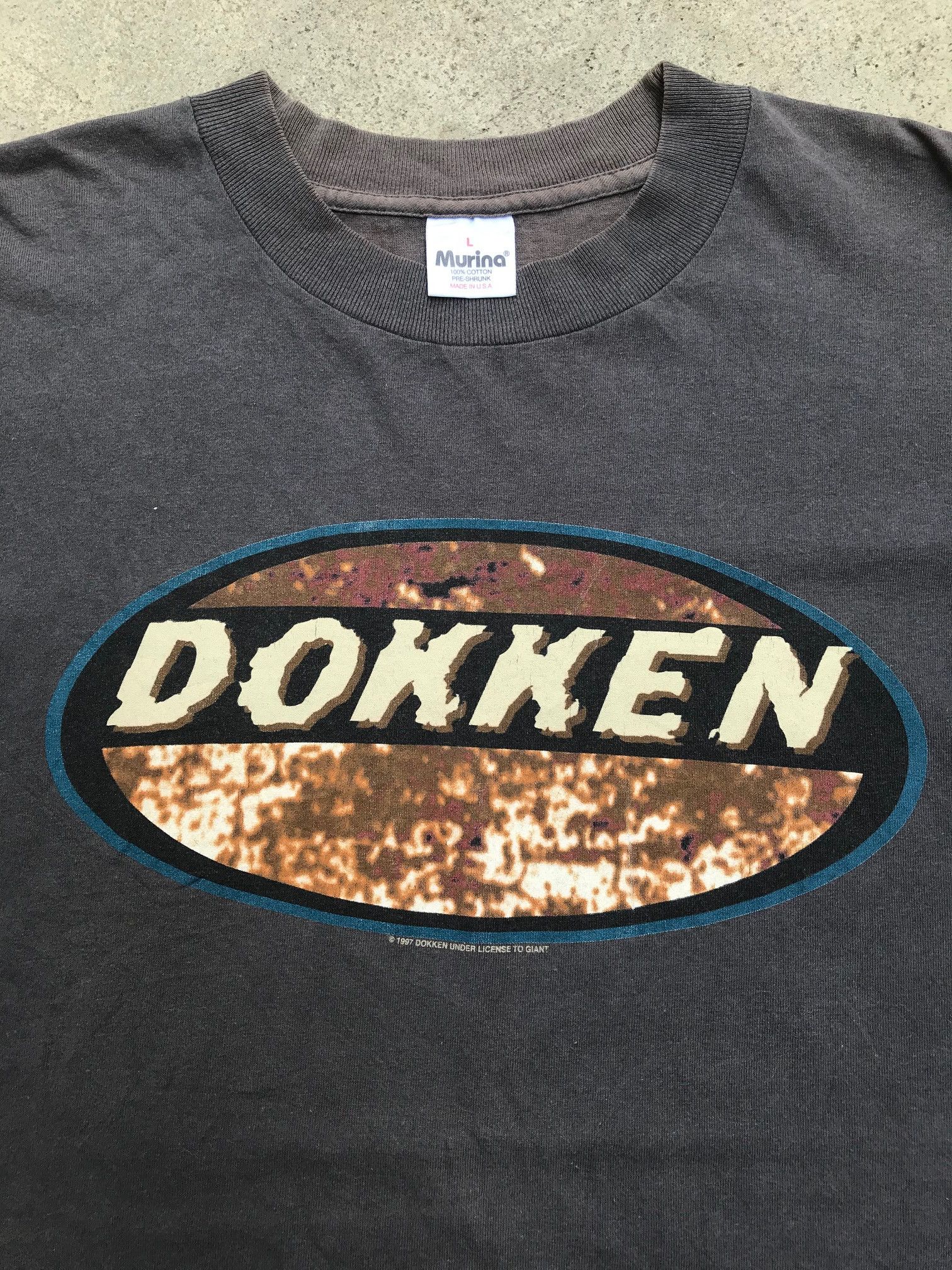 Band Tees Vintage 90s Dokken Tour Tee Heavy Glam metal Size US L / EU 52-54 / 3 - 2 Thumbnail