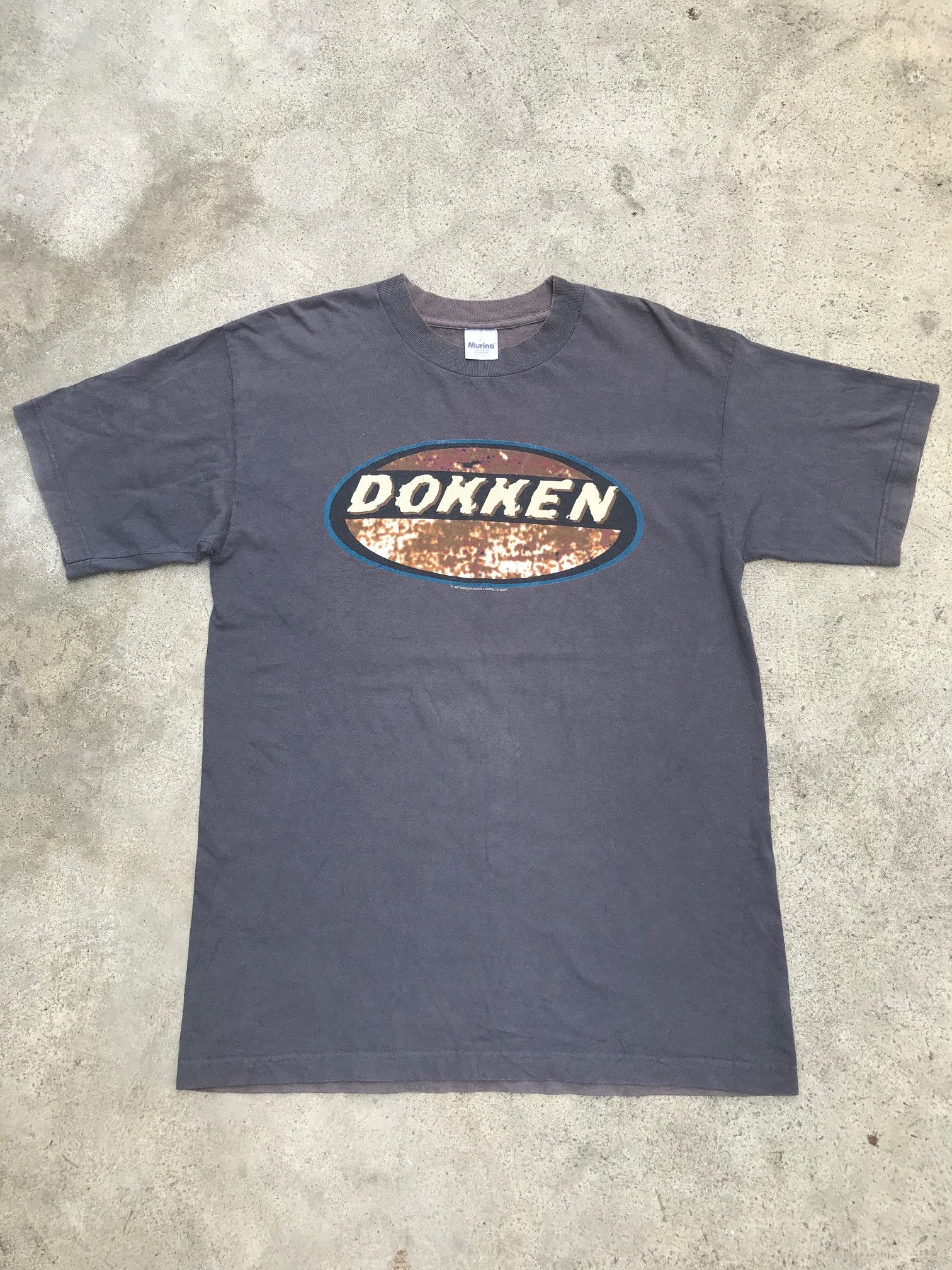 Band Tees Vintage 90s Dokken Tour Tee Heavy Glam metal Size US L / EU 52-54 / 3 - 1 Thumbnail