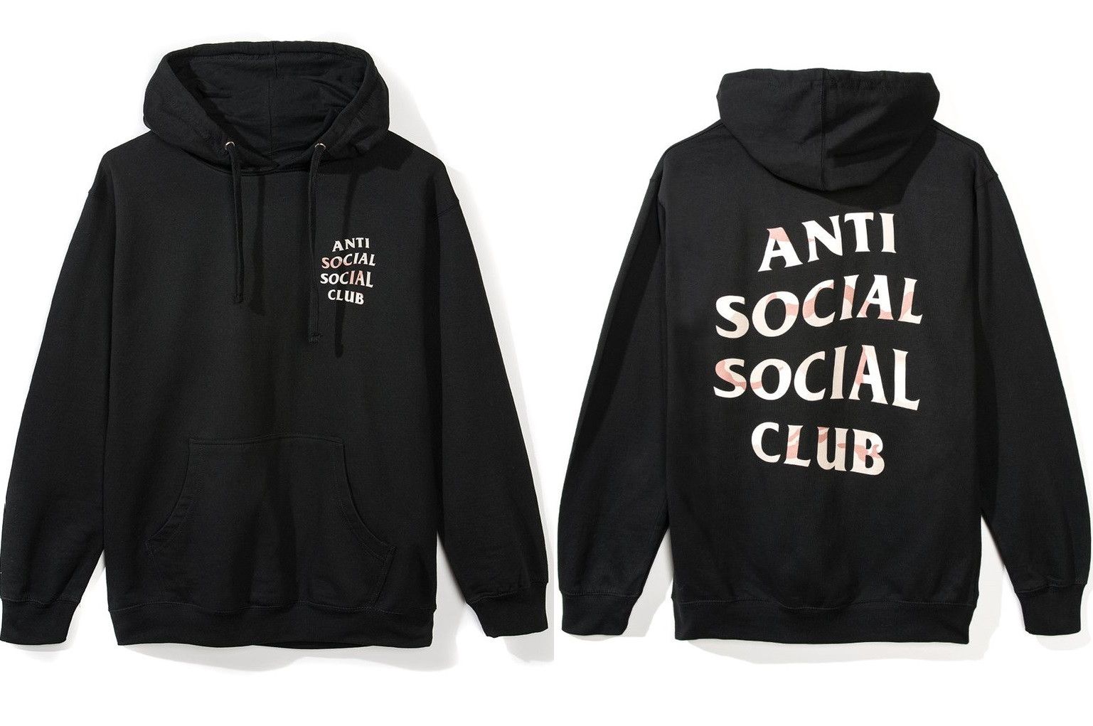 Anti Social Social Club DS ASSC Desert Camo Logo Storm Black