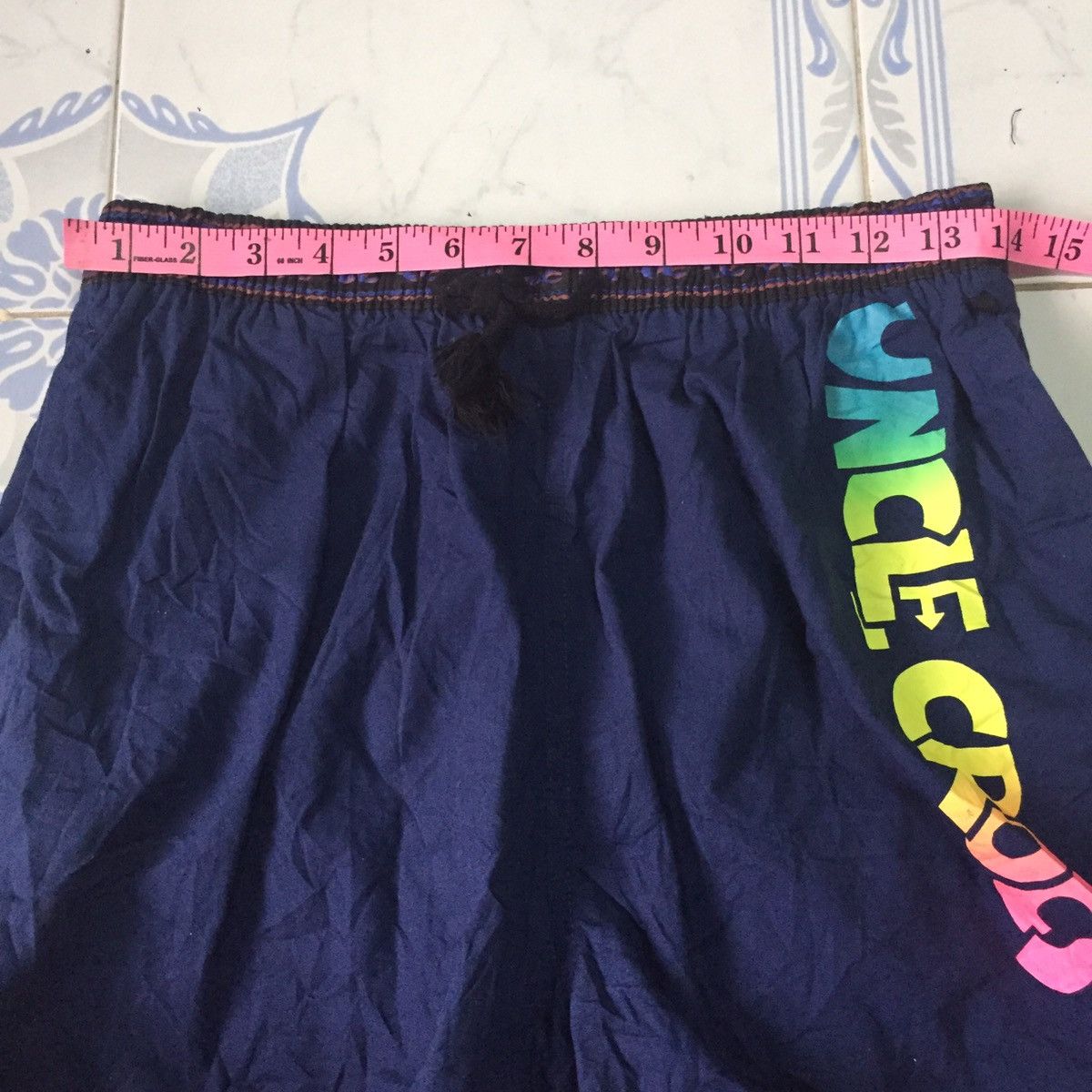 Japanese Brand Uncle Croc’s Short Pant Hawaiian Style Size US 28 / EU 44 - 10 Thumbnail