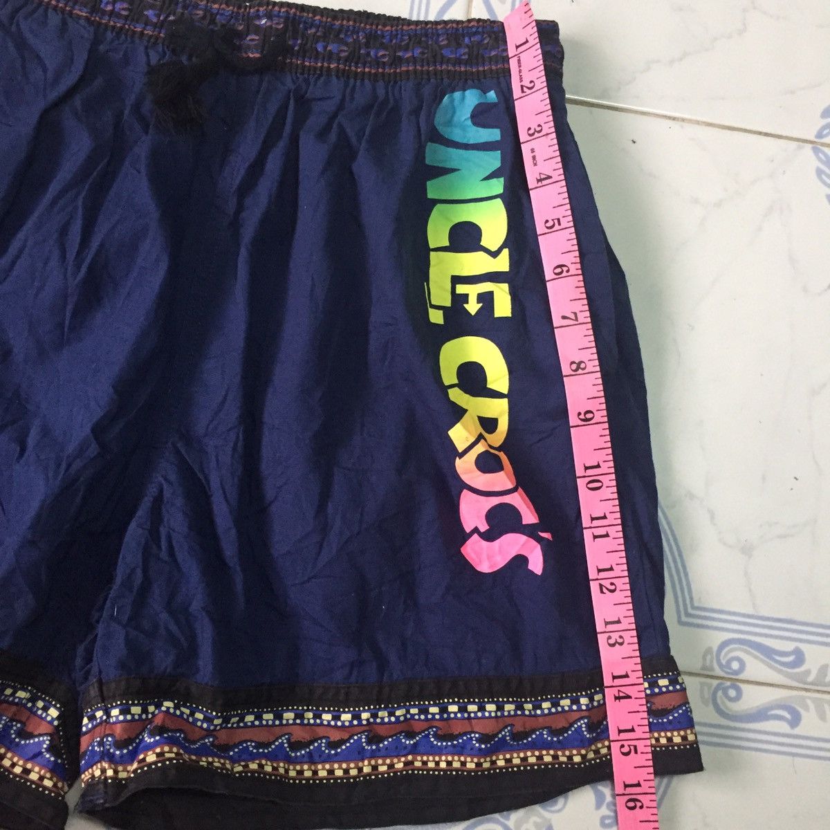 Japanese Brand Uncle Croc’s Short Pant Hawaiian Style Size US 28 / EU 44 - 11 Thumbnail