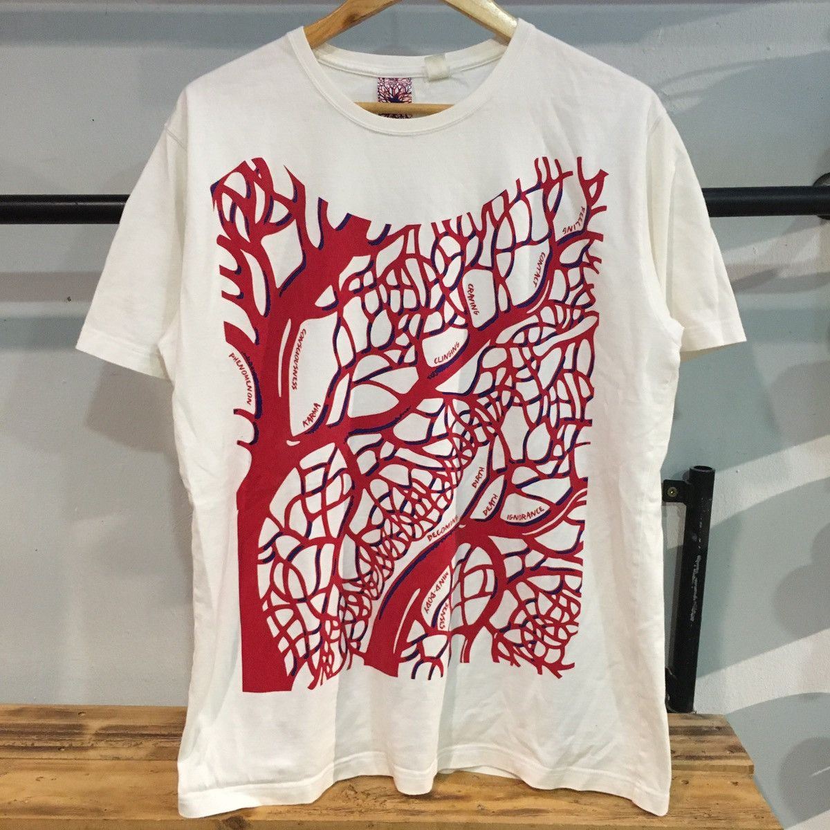 PHENOMENON Phenomenon Tree Branch Graphic Tee White / Red Size US L / EU 52-54 / 3 - 1 Thumbnail
