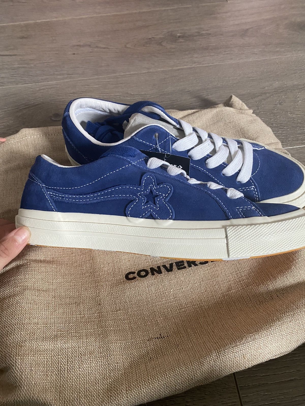 Converse Golf Le Fleur x One Star Ox Mono Blue Grailed