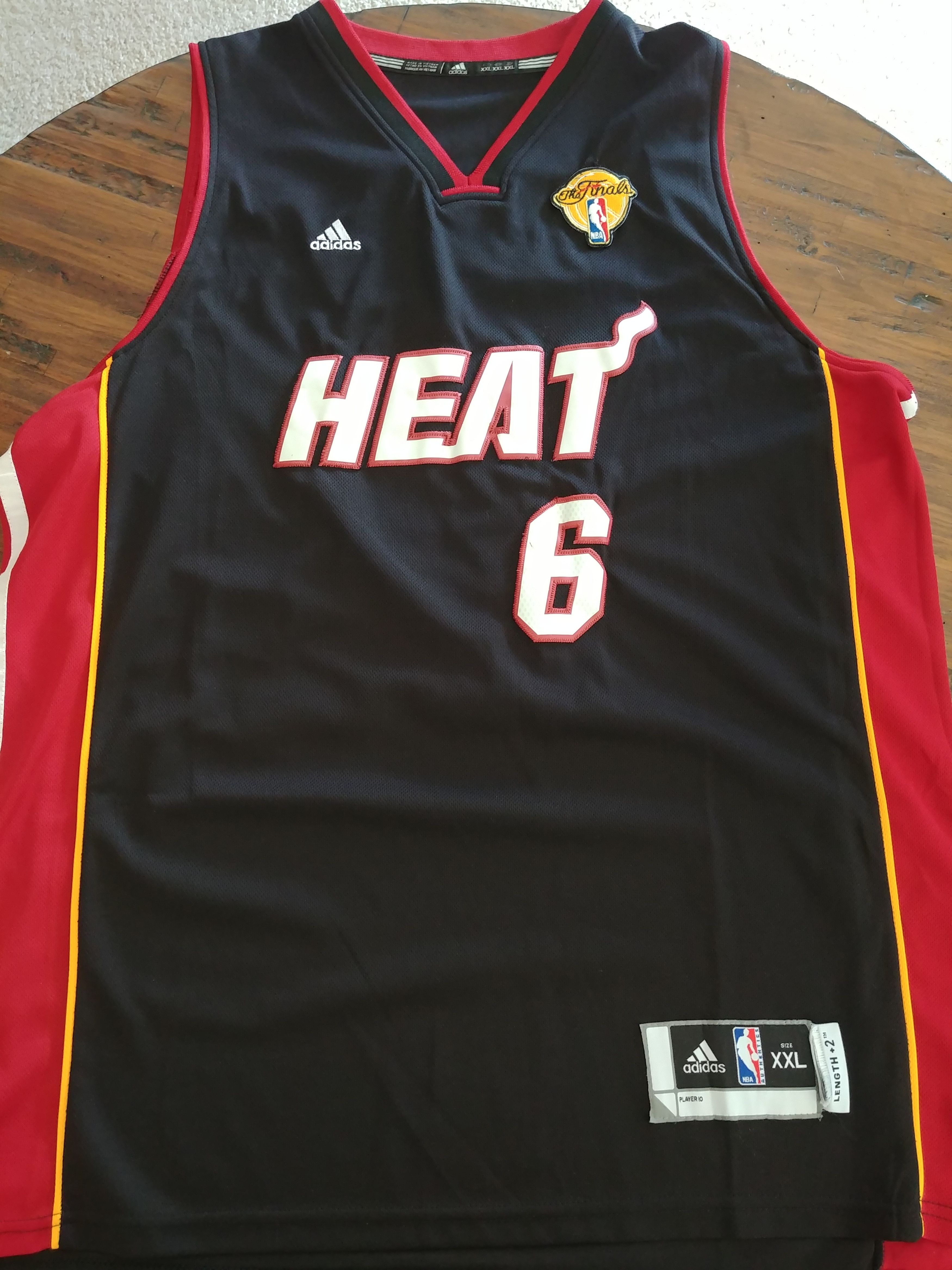 Miami Heat Lebron James Jersey NBA Finals Edition