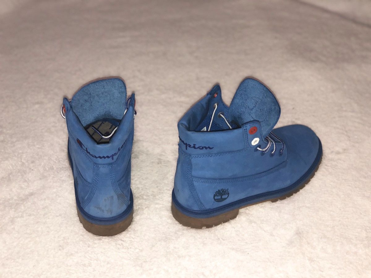 Shops timberland champion blue boots