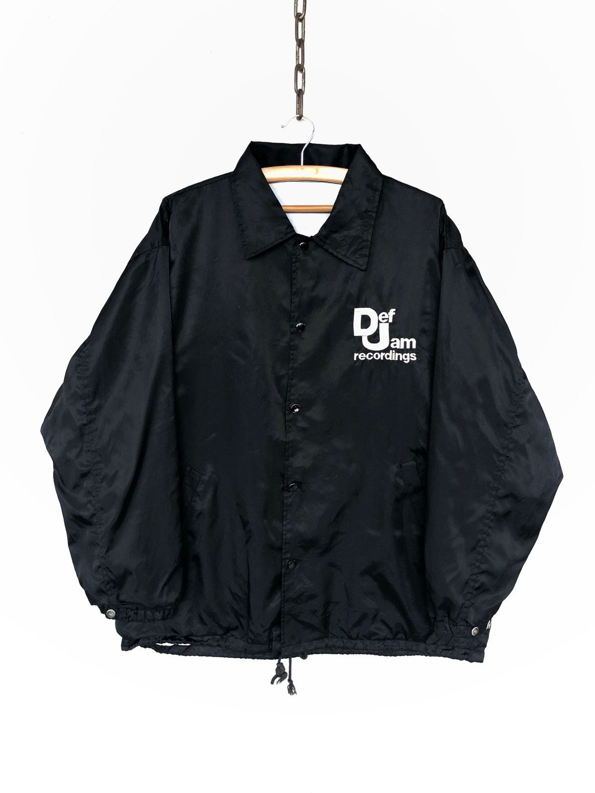 Rap Tees Vintage 80s Def Jam Recordings Hip Hop Rap Coach Jacket Kith Size US XL / EU 56 / 4 - 1 Thumbnail