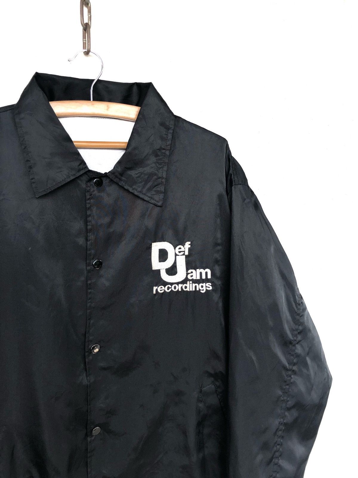 Rap Tees Vintage 80s Def Jam Recordings Hip Hop Rap Coach Jacket Kith Size US XL / EU 56 / 4 - 2 Thumbnail