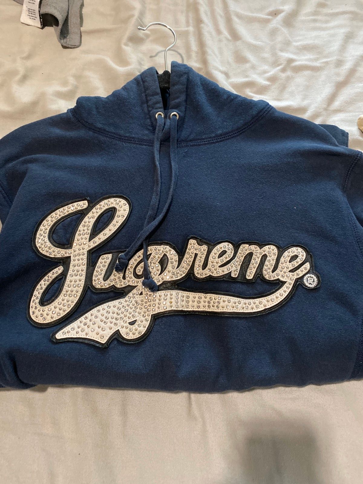 Supreme Supreme rhinestone hoodie Size US L / EU 52-54 / 3 - 1 Preview
