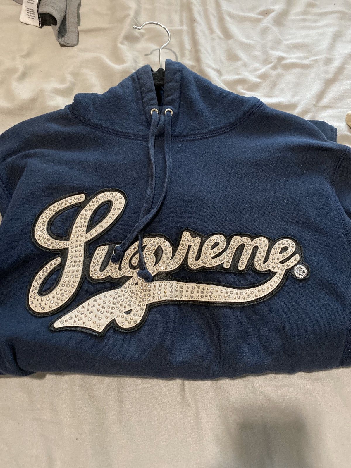 Supreme Supreme rhinestone hoodie Size US L / EU 52-54 / 3 - 1 Preview