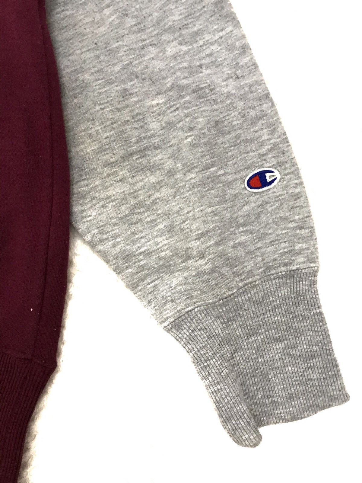 Champion × Vintage Vintage 90s Champion Half Zipper Rare Design Big Logo Size US L / EU 52-54 / 3 - 4 Thumbnail