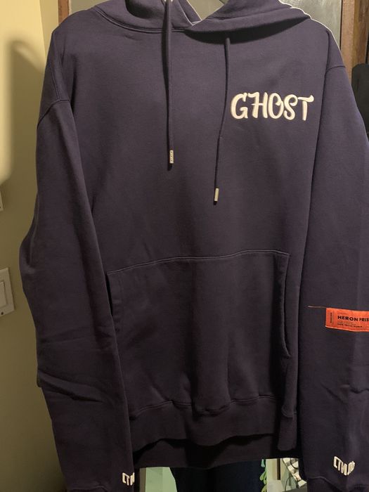 Heron preston best sale ghost hoodie