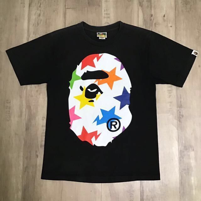 Multicolor bape shirt sale