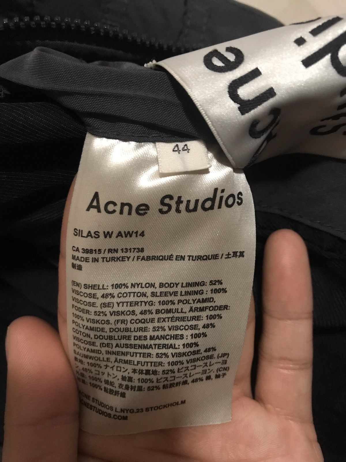 Acne Studios Acne Studios Silas Jacket Size US XS / EU 42 / 0 - 3 Thumbnail